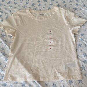 Old Navy Kids Soft White Tee